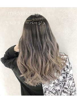 キール 吉祥寺(KIR) プラチナシルバー、ホワイトブリーチ、グラデーションカラー