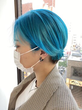 シエル 千葉店(CIEL) ブリーチ×スカイブルー