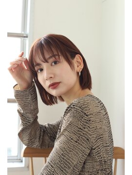 エクリフルール(equri fleur) 【イルミナカラー】髪質改善トリートメントで作るノンブローボブ