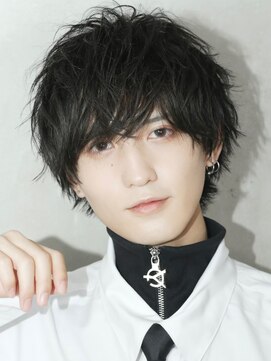 リップス 表参道店(LIPPS) 無造作ショートレイヤー【MIXパーマ】2ブロックマッシュ