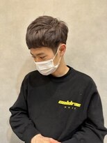 アチーブリス(achieve Liss)&nbsp;メンズ 短髪個性派カット ナチュラルグレージュベージュカラー