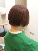 艶髪マッシュショート/アプリコットブラウン