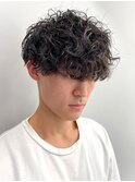 ツイストスパイラル マッシュ 20代30代 アッシュ 爽やか