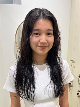 ギグス 栄店(gigs) ゆるパーマ/黒髪ロング