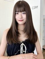 コート 表参道(Cote) Cote 美髪/オリーブベージュ/セミディ//カットレイヤー