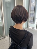 エルサフィロ ヨドヤバシ(el zafiro yodoyabashi)&nbsp;ボルドーカラー　ショートスタイル