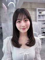 フィヴェント(Fivent)&nbsp;レイヤーカット/韓国レイヤー/小顔に見せるヘア/顔周りカット