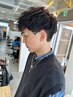 【平日17時まで限定】カット+メンズパーマ+ヘッドスパ☆眉カットサービス☆
