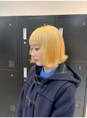 ブリーチ抜きっぱなしブロンドカラー/金髪/ハイトーン/名古屋