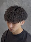 シャッフルパーマ