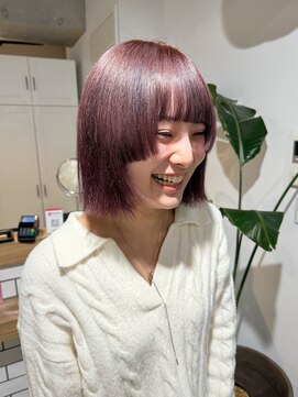 アクト(ACT) 姫カット/顔周りカット/カシスピンク