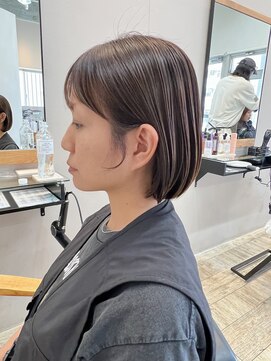 アスラン(ASLAN) 【aslan】結べるボブ/顔周りカット/ミントアッシュ