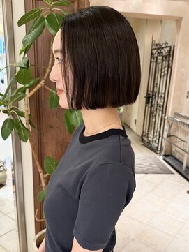 ビュートリアム265(BEAUTRIUM 265) ◎ボブ/切りっぱなしボブ/オリーブグレージュ/髪質改善/梅雨対策