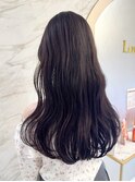 ラベンダーグレージュ×ワンホンウェーブヘア