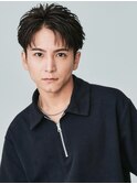 men's/メンズカット/縮毛矯正/黒染め/韓国/ブルーブラック/池袋