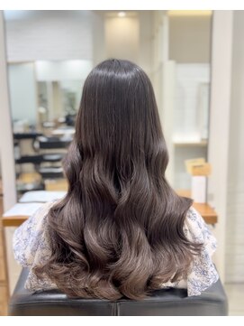 アピッシュ アオヤマ(apish AOYAMA) コテ巻き風パーマ