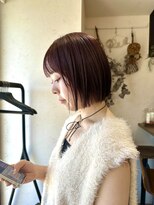 ソーイ(sowi)&nbsp;【sowi 鳥羽】あごボブ×パープルブラウン