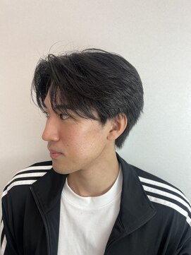 ステージ(STAGE) ダウンパーマ　ニュアンスパーマ　センターパート