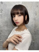 ユアーズヘア 神楽坂はなれ店(youres hair)&nbsp;レイヤーカット　くびれレイヤー　ボブ　マッシュショート　前髪