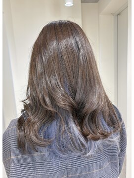 ナビバイケンジ(NaVI by KENJE) 【NaVI/伊藤】ブリーチあり青みのあるラベンダーカラー