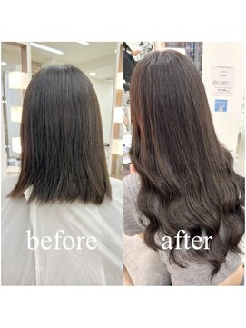 イベント前に/憧れのロングヘア-/長さだし80本