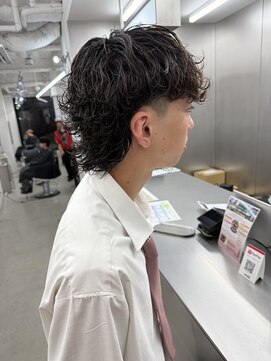 ロンド ローガン 名駅(Lond LOGAN) 【Lond LOGAN亀井】名古屋スペインカール スキンフェード 眉毛