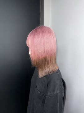 ギミックパシャ(GIMMICK pasha) pink×brown