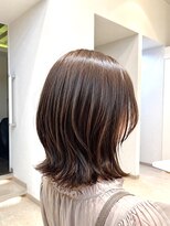 シュヴー 浦安店(CHEVEUX)&nbsp;【浦安】簡単アイロンで決まる外ハネボブ×ブラウンカラー/20代