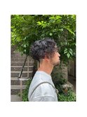 刈り上げ×ラフパーマ