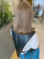 ウィーク 梅田(UiiC)&nbsp;◎憧れミルクティーベージュ×レイヤーボブ uiic umeda 白井舞美