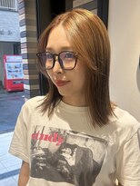スミス 秋葉原(Smith) ベージュブラウンボブスタイル