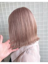 ハーディ 天神大名(Hardy) ミルクティーベージュ ハイトーン ダブルカラー ミディアム