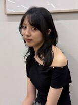 アビー(ABBEY) 韓国風レイヤー×シースルーバング ミディアム