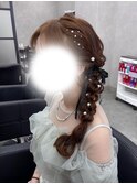 【編み下ろしヘア】