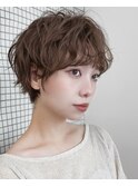 【Un ami】くしゃっと柔らかいレイヤーショートパーマ　MON