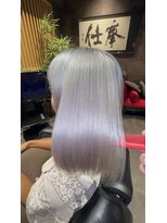 天翔&nbsp;艶髪シルバー＋髪質改善