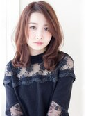 デジタルパーマ大人かわいい簡単スタイリングミディアム