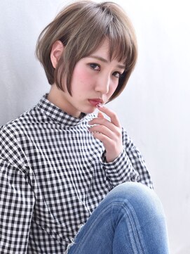 オウル(Owll) ★DISHEL★似合わせカットナチュラルショートエアリーブルージュ