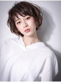 *bliss上尾*ダブルバングのブランジュくせ毛風ルーズウェーブw!