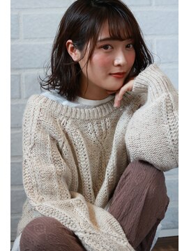 ブリーチ ラボ エーアイ 原宿店(BLEACH LABO Ai) 20代30代40代50代 色っぽふんわりミディの重軽ウェーブヘア♪