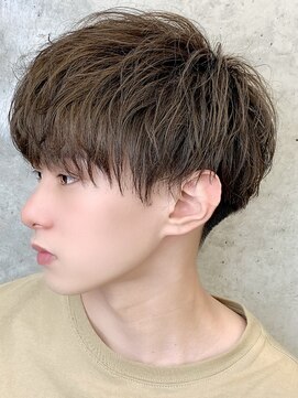 リップス 表参道店(LIPPS) 刈り上げ2ブロックマッシュ×MIXパーマ 【人気ヘア】