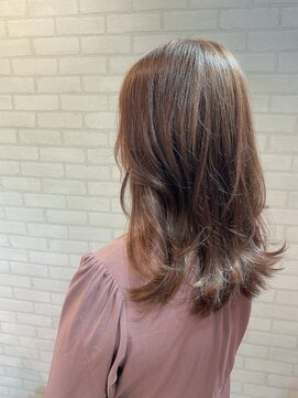マーリャヘアー(mallia hair) くびれ外ハネセミロング