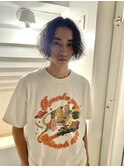 刈り上げ　バーバー　パーマ　センターパート［札幌/大通］