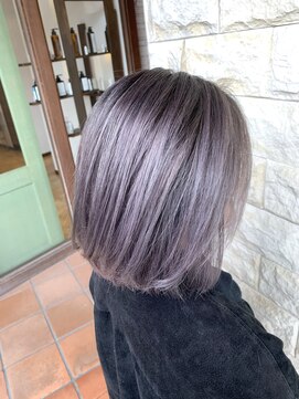 ブランシェ神領店 【林】ニュアンスカラー☆ホワイトラベンダー