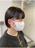 マッシュボブ/インナーカラー/ピンクパール【AND CHILL渋谷】