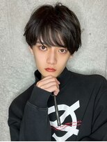 リークフー(Ree cu fuu)&nbsp;10代20代30代/長めマッシュ/ツーブロック/黒髪マッシュ