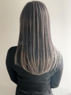 エル セルカ 高田馬場(el CERCA) 外国人風バレイヤージュ×シルバーグレージュカラー