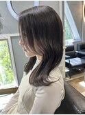 ブラウンカラー アッシュカラー