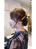 ヘアセット結婚式成人式卒業式アップスタイル×MIHO