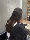 アッシュブラウン × さらさらロング